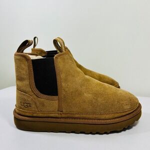 UGG Men's Neumel Suede Chelsea Boots Chestnut Size 7 Style 1121644